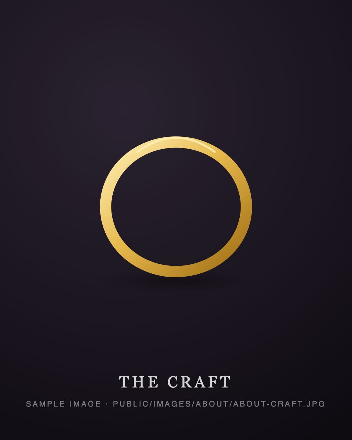 Hand-finishing a piece of jewellery